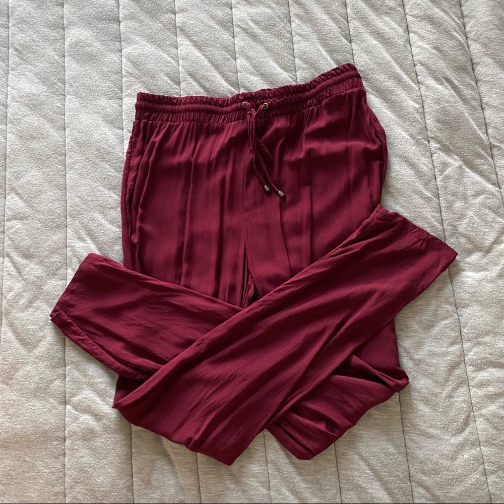 Maroon Lounge Pants